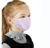 Masques pour enfants Masques pour enfants Masque facial solide Couverture de bouche de dessin animé Masques de protection anti-poussière en coton Lavable Masque anti-buée réutilisable ALSK568