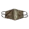 Sequin Mask Cotton Sunscreen Thin Mask Bling Bling Sequined Protective Masks Dustproof Mouth Masks Glitter Face Cover