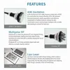 最高の超音波キャビテーションRF皮膚ティンニン脂肪凍結機脂肪吸引術機2つの低分解分解ハンドルが一緒に働くことができます