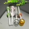 Стеклянные курительные трубы изготовления ручной кальяны Bongs Горячие продают красочные листья, стекло и пузырьковый горшок