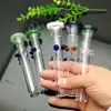 Europe and Americaglass pipe bubbler smoking pipe water Glass bong Classic color circle fulcrum glass pipe