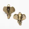 50 pçs 2623mm vintage prata antigo bronze animal elefante encantos pingentes para pulseira colar brinco diy jóias fazendo vv031179998