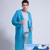 Addensare con cappuccio Poncho Impermeabile Donne da uomo Cappotto di pioggia lungo Cappotto di vento lungo all'aperto Trasparente Raincoat Moda Portatile Rainwear VT1664