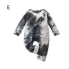 Nieuwe lente herfst Kinderkleding Baby Tie Dye Romper Lange Mouw Infants Gradiënt Color Jumpsuits Boys Girls Casual Clothing M23541847670