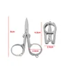 Diamond Spear Home Portable Folding Scissors Mini Folding Foldable Scissors Travel Scissor Color Silver7765743