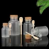 100/200/300 ml ABS smerigliato bottiglia di sale da bagno polvere portatile bottiglia di sale da bagno in sughero bottiglia smerigliata XD23792