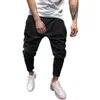 Casual Men Solid Color Harem Pants Hip Hop Sports Ankle-Tied Trousers Pants Hip Hop Sports Ankle-Tied Trousers