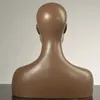 Tête de Mannequin réaliste en fibre de verre, buste, peau noire, pour perruque, bijoux et chapeau, B63664945