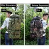 Sacos ao ar livre 100l tático mochila exército saco caminhadas homens mochila camping escalando trekking esportes de montanha xa106y