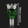 Hookahs Glass Bowls skull Style color 14mm 18mm Male Bowl Piece For Water Bongs pipe