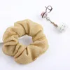 Nieuwe mode grote goud garen vrouwen effen kleur elastische haarbanden zoete eenvoudige kleuren dance scrunchie meisjes haaraccessoires