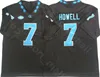 North Carolina Tar Heels Football College 7 Sam Howell Jersey University 10 Mitchell Trubisky Uniform Black Blue White Stitched Breathable