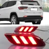 1 conjunto led refletor luz traseira luz de freio pára luz traseira para jeep compass 2017 2018 2019 2020198b