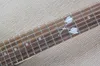 Guitarra eléctrica en forma de hacha negra con humbuckers, floyd rose, diapasón de palisandro, se puede personalizar a pedido