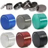 Metalen zink legering kruidenmolen multi -kleuren slijpmachines 40 mm 50 mm 55 mm 63 mm diameter 4 delen Sharpstone kruid kruidbok Tobacco grinder