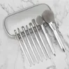 12pcs / 8pcs Makeup Brushes Set Blusher Foundation Pulverborste Ögonskugga Brow Eyeliner Kosmetiska borstar Set J1556