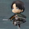 Attaque d'anime 10cm sur la figure Titan Levi Ackerman Figurine Cute Fighting Ver 390 PVC Action Figure Collectible Modèle Toys T200713303726521