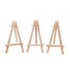 8x15cm Natural Mini Mini Tripod Easel Mini Stand para Casamento Lugar Nome Nome Menu Menu Placa Minis Tripod Easel Mini Stand