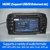 Android 10.0 Araba DVD Oynatıcı GPS Mercedes Için Benz SL-Class SL350 R230 SL55 SL500 SL550 2001-2005 Radyo Stereo Ses Bluetooth Multimedya Navigasyon Wifi Sat Navi Dab +