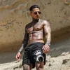 2020 Mens Bathing Beach Wear Surf Quick-Torking Men's Sport Running Beach Shorts Printing Swim Trunks Fashion Swime Pocket220h