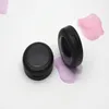 36mm geada preta blush vazio blusher cosmético caixa de sombra plástica caixa de sombra limpar o recipiente de pó cosmético