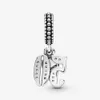 100% 925 Sterling Silver 50th Celebration Dangle Charms Fit Original Bracelet à breloques européen Mode Femmes Bijoux de mariage Accesso3317