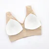 Women Sports Bras New Hollow Out Padded Breable BH Running Fitness Sports Brassiere Wire Bekväm kvinnlig underkläder4767539