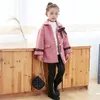 2020 neue Mädchen Perlenknopf Wollmantel Jacke Kinder Kinder039s Boutique Kleidung Baby Kinder Kleidung Outwear Mantel18954137763