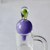 Beautiful Heady Glass Carb Cap Oil Dab Rigs Dab Tool For Quartz Banger Colorful Carb Caps Smoking Accessories