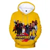 The King of Fighters 3D Hoodies Damesmen Mode lange mouw sweatshirt met capuchon 2020 Harajuku Casual Streetshirt Hoody Deskleding T200422