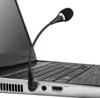 Externes Mini-Mikrofon, 3,5-mm-Stecker, flexibler Hals, omnidirektionales Mikrofon für Laptop-Konferenz, Rauschunterdrückungsmikrofon