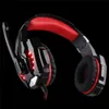 Factory direct Kotion Each G9000 head-mounted wired Gaming Headphone 3.5mm Stereo Jack with Mic LED Light for PS4/Tablet/Laptop/Cell Phon