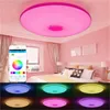 Plafonnier LED moderne plafonnier RGB Blutooth plafonnier Dimmable 25W 36W 52W APP télécommande musique lumière pour chambre chambre d'enfants