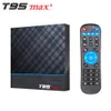 T95 MAX PLUS Amlogic S905X3 Smart TV BOX Android 9.0 4GB 32GB 2.4G 5G wifi Bluetooth 4K UHD Set Top Box