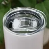 30オンス昇華テーパースニータンブラーブランクホワイトDIYスキニーカップステンレス鋼の水カップ真空絶縁コーヒーマグ
