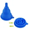 Mini Silicone Silicon Gel Opvouwbare intrekbare inklapbare stijl Funnel Hopper Keuken Kookgerei Gratis verzending LX2466