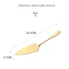 Acier inoxydable gâteau tarte pizza serveur anniversaire mariage gâteau coupe-beurre pelle cuisine cuisson pâtisserie spatule pizza serveur anniversaire