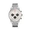 Nowy luksusowy Navitimer Man B01 Zegarek 35 38 41 43 46 mm skórzany stalowy pasek automatyczny Maszyna ruchowa Pełna robocza zegarek luksusowy WRIS3622454