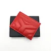 Echte lederen mannen Vrouwen creditcardhouders Mens Mini Bank Card Holders Women Small Wallets Slim Wallet WTIH Box3039