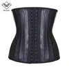 Wechery Latex Waist Trainer Korsett Belly Slimming Underkläder Bälte Skede Body Shaper Modeling Strap 25 Steel Boned Waist Cincher Y200710