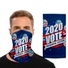 Trump cyclisme écharpe drapeau américain imprimer masque facial unisexe anti-poussière crème solaire foulards bandana tube chapeaux vêtements de sport masques 24 * 45 cm