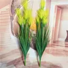 93cm 7 Heads Silk Onion Grass Large Artificial Tree Fake Reed Bouquet Wedding Flower Plastic Autumn Plants For Home Party Decor7315615