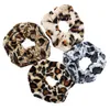 Hot Sale Floral Printed Leopard Creative Fashion Lady Hair Band Scrunchie Elastic Hair Slips Rope Hårtillbehör