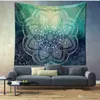 31 desenhos de parede pendurado tapeçarias bohemian mandala elefante toalha de praia xale yoga tapete de mesa pano poliéster tapeçarias home decor