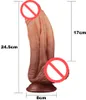 10 "Monster Silicone Realistisk Dildo med dubbla densitet Anal Plug Enorma sugkopp Big Horse Dildo Giant Anal Toy