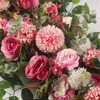 50cm 100cm DIY WEDDING Flower Wall Arrangemang Supplies Silk Peonies Rose Artificial Flower Row Decor Wedding Iron Arch Backdrop