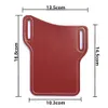 Outdoor casual waist belt mobile phone holder case leather pouch wallet bag for for 5 6 inch phones