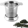 Fine Mesh Tea Sieb Deckel Tee und Kaffeefilter wiederverwendbares Edelstahl -Tee -Infuser -Korb mit 2 Griffen DHB6465234649