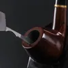 Nuevo estilo de acero inoxidable portátil multifunción 3 en 1 pipa de mano para fumar madera varilla de presión aguja cuchillo hierba tabaco pala accesorios DHL