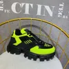2023 Chegada Mens Sapatos Cloudbust Thunder Knit Sneakers Designer de Luxo Oversize Sneaker Light Borracha Sole 3D Trainers Womens Shoes Tamanho 35-47